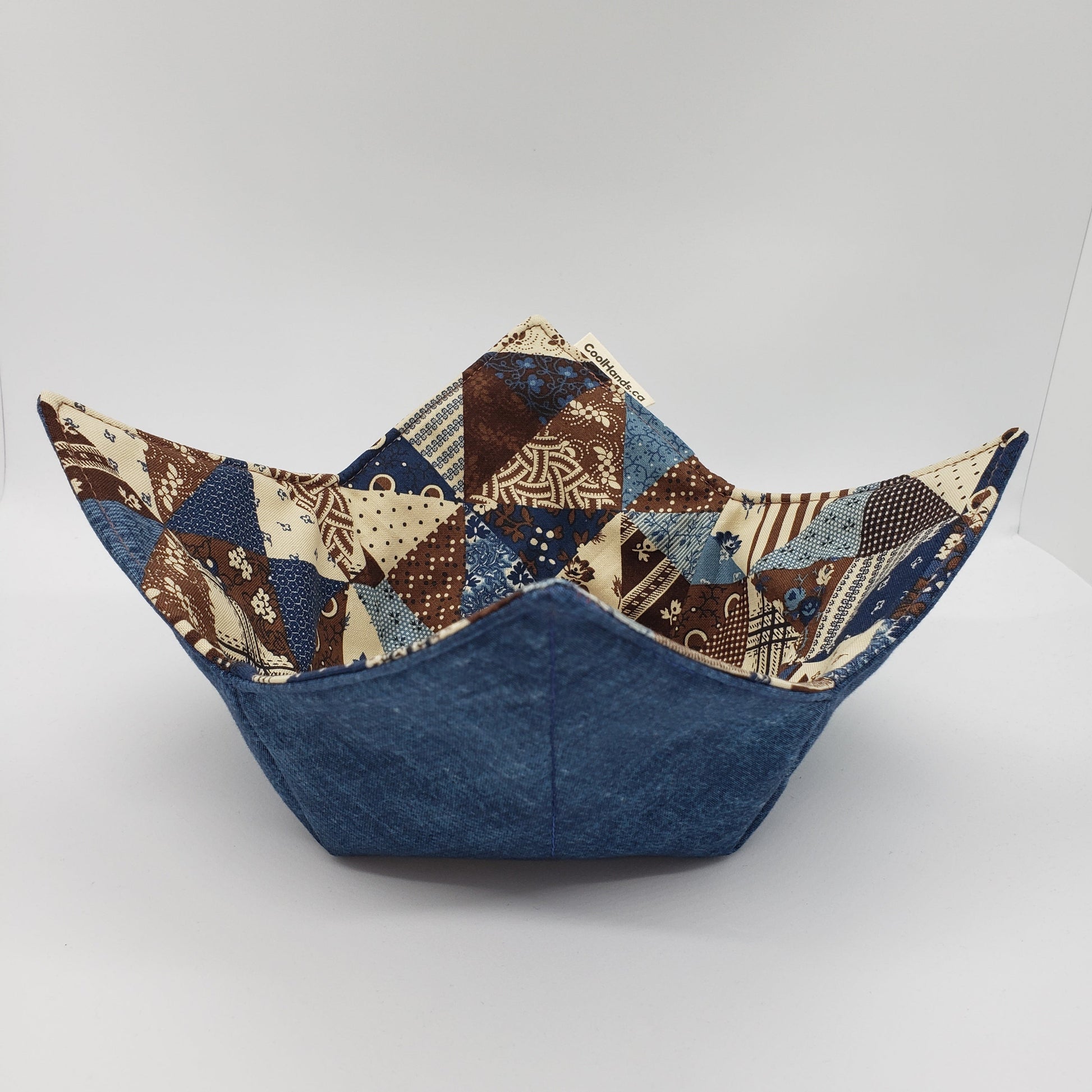 100% Cotton Microwavable Bowl Cozy - Grandmas Quilt-1