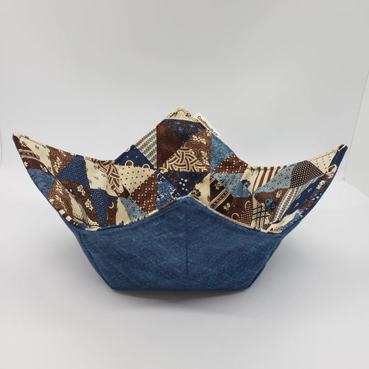 100% Cotton Microwavable Bowl Cozy - Grandmas Quilt-1