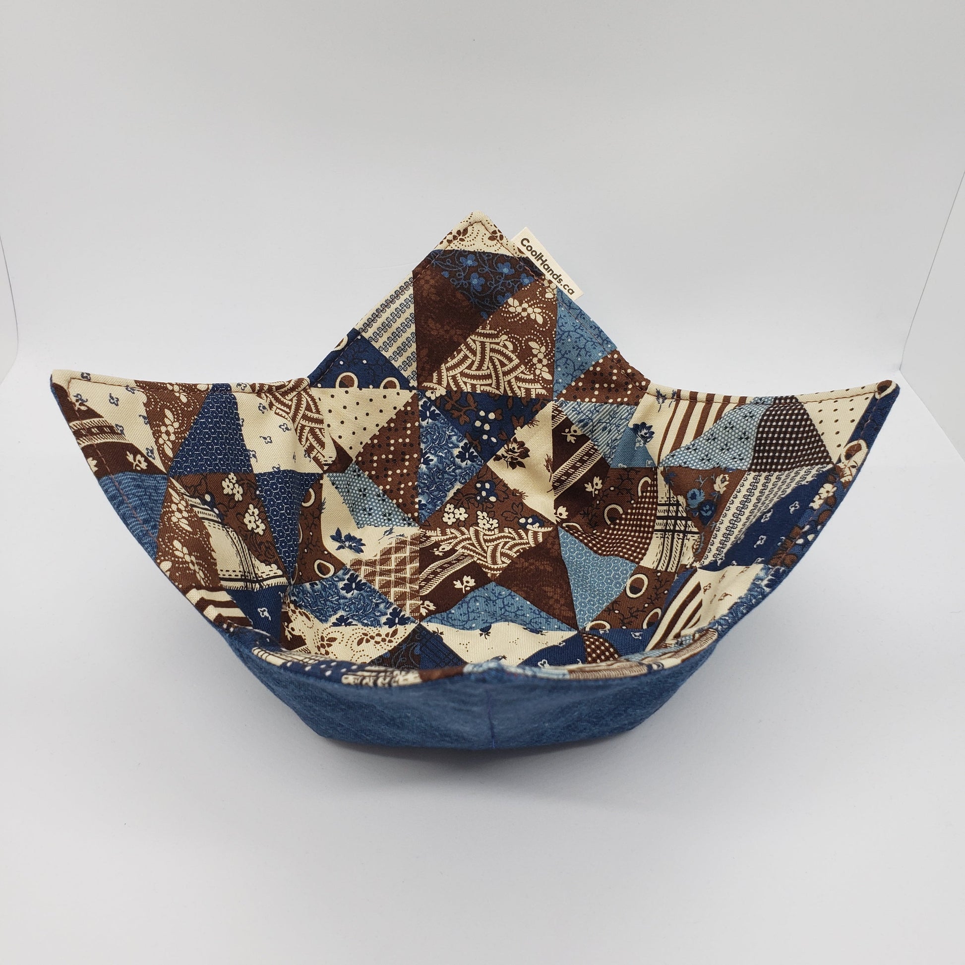 100% Cotton Microwavable Bowl Cozy - Grandmas Quilt-2